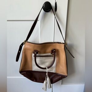 Coach Legacy Rory 19902 colorblock leather satchel